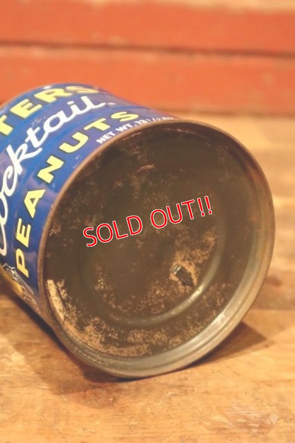 画像9: dp-231016-05 PLANTERS / MR.PEANUT 1960's Cocktail PEANUTS CAN