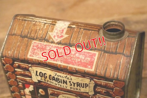 画像7: dp-231016-85 Towle's LOG CABIN SYRUP / Vintage Tin Can