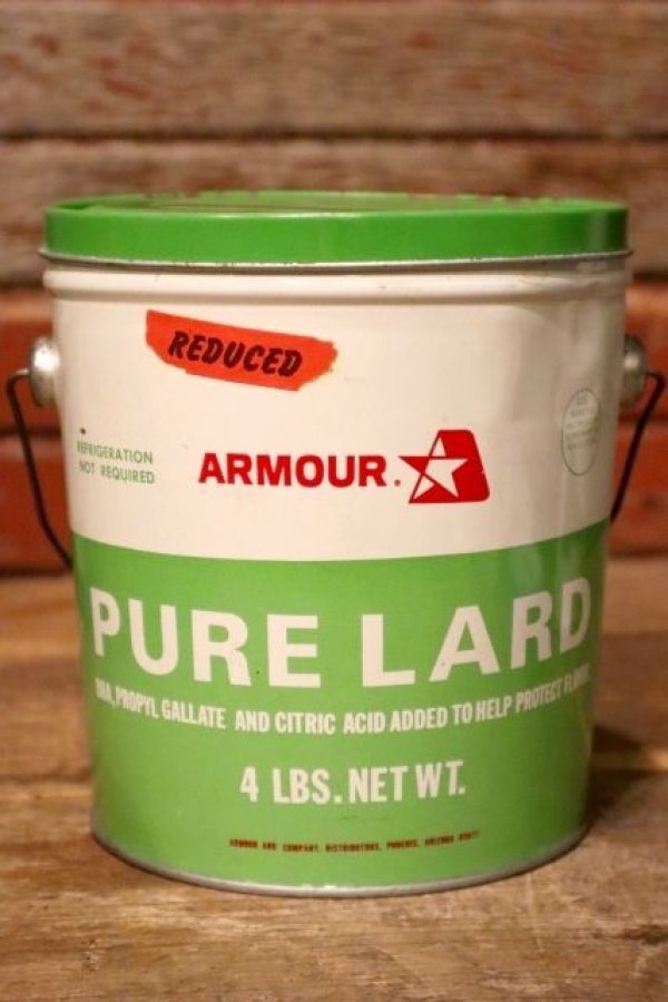 画像1: dp-231016-06 ARMOUR PURE LARD / Vintage Tin Can