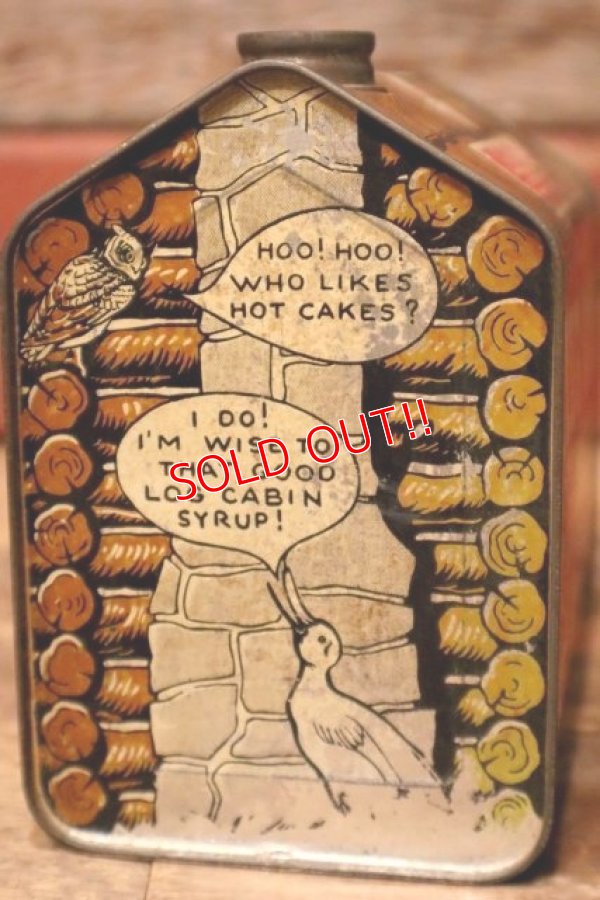 画像5: dp-231016-85 Towle's LOG CABIN SYRUP / Vintage Tin Can
