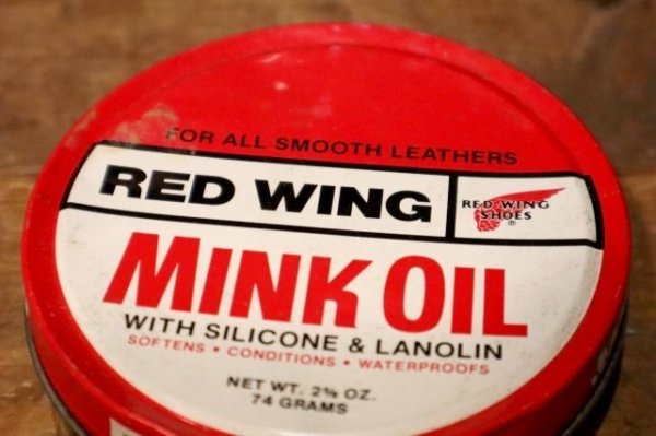 画像2: dp-231012-85 RED WING MINK OIL / Vintage Tin Can