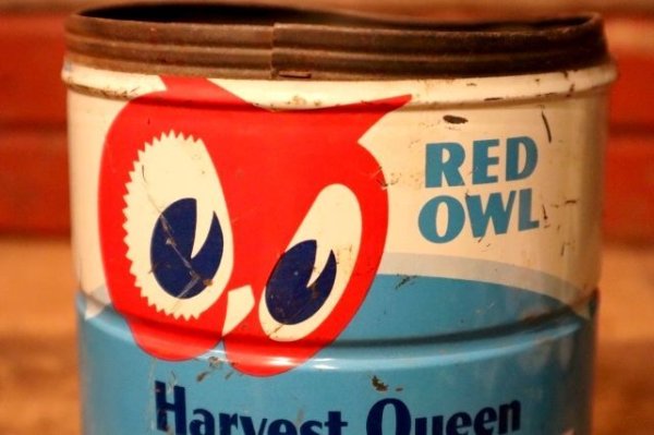 画像2: dp-231016-16 RED OWL Harvest Queen COFFEE / Vintage Tin Can