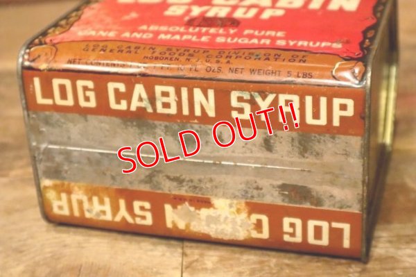 画像10: dp-231016-85 Towle's LOG CABIN SYRUP / Vintage Tin Can
