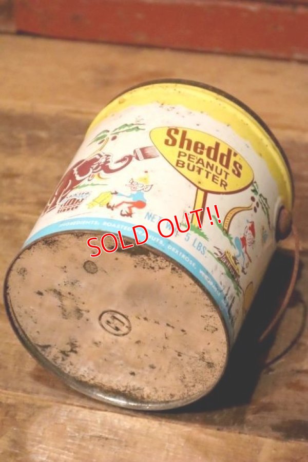 画像8: dp-231016-17 Shedd's PEAUTS BUTTER / 1960's Tin Can