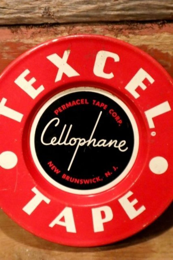 画像2: dp-231016-86 TEXCEL / Vintage Cellophane Tape Can