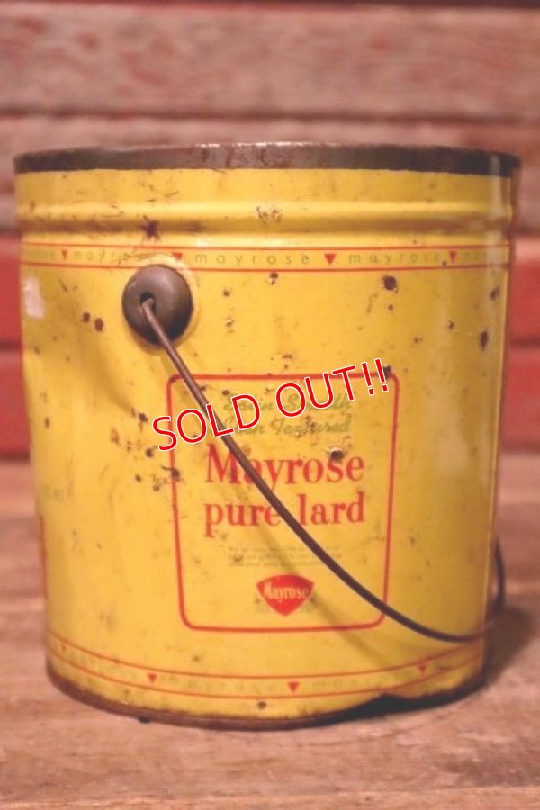 画像4: dp-231016-08 Mayrose Pure Lard / Vintage Tin Can