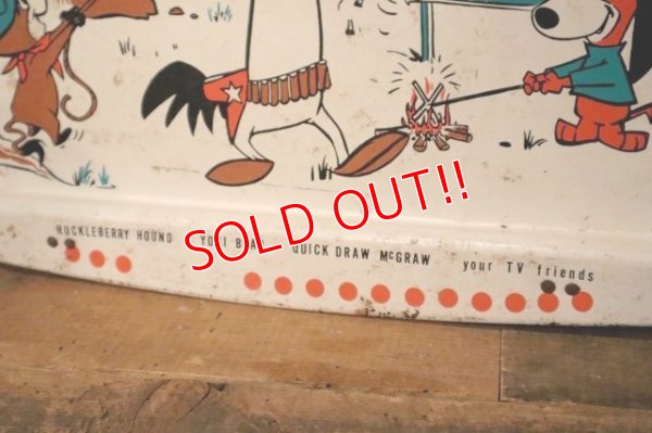 画像7: ct-231012-02 Hanna-Barbera Characters / 1960's Tin Holding Kid's Table