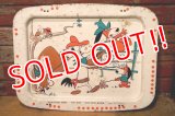 ct-231012-02 Hanna-Barbera Characters / 1960's Tin Holding Kid's Table