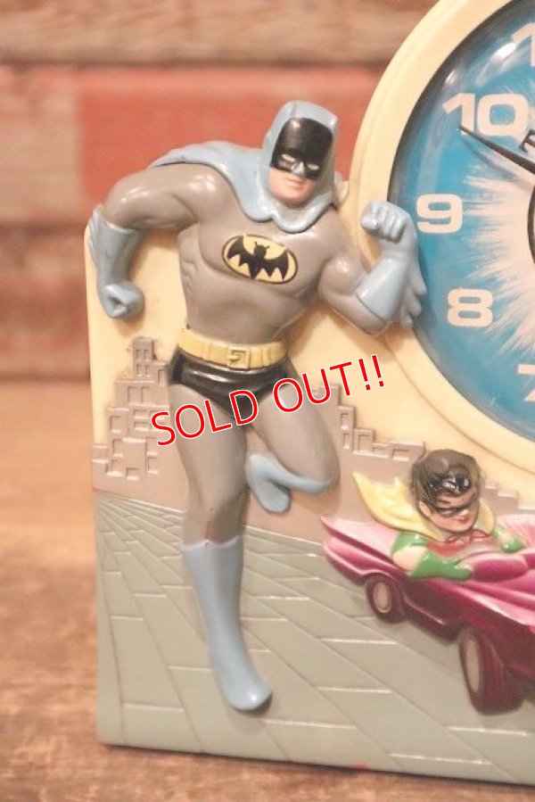 画像2: ct-231001-43 BATMAN & ROBIN / Janex Corp. 1974 Talking Clock