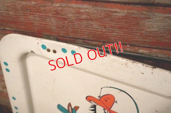 画像8: ct-231012-01 Hanna-Barbera Characters / 1960's Tin Holding Kid's Table