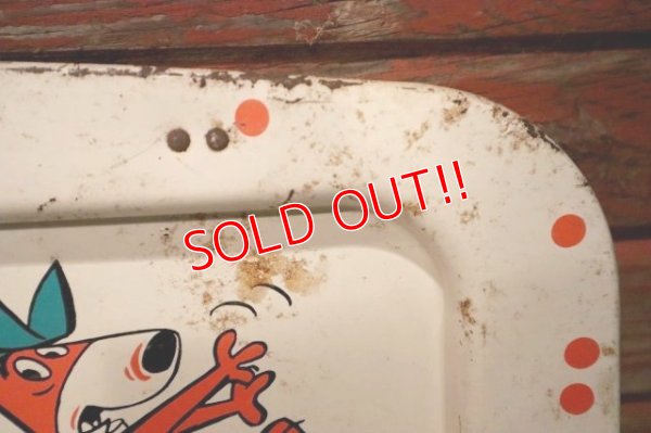 画像5: ct-231012-02 Hanna-Barbera Characters / 1960's Tin Holding Kid's Table