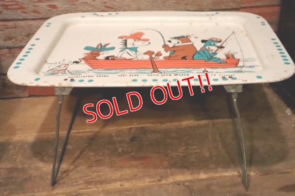 画像9: ct-231012-01 Hanna-Barbera Characters / 1960's Tin Holding Kid's Table