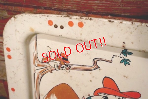 画像6: ct-231012-02 Hanna-Barbera Characters / 1960's Tin Holding Kid's Table