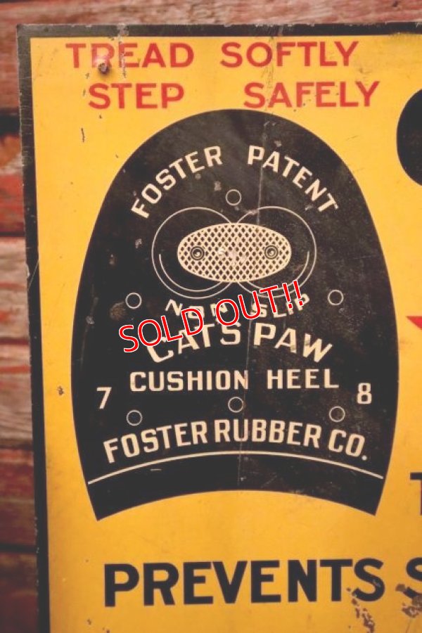 画像3: dp-231012-17 CAT'S PAW / 1920's-1930's Flange Metal Sign