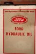 画像2: dp-231012-10 Ford / 1960's-1970's FORD HYDRAULIC OIL ONE U.S. QUART CAN (2)