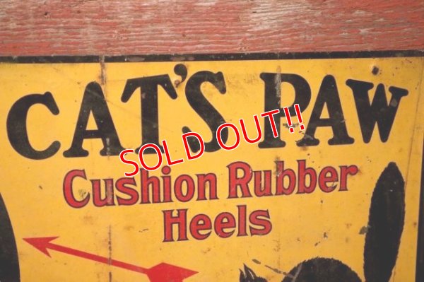 画像4: dp-231012-17 CAT'S PAW / 1920's-1930's Flange Metal Sign