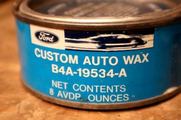 画像2: dp-231012-87 Ford / 1966 CUSTOM AUTO WAX 8 OZ. CAN