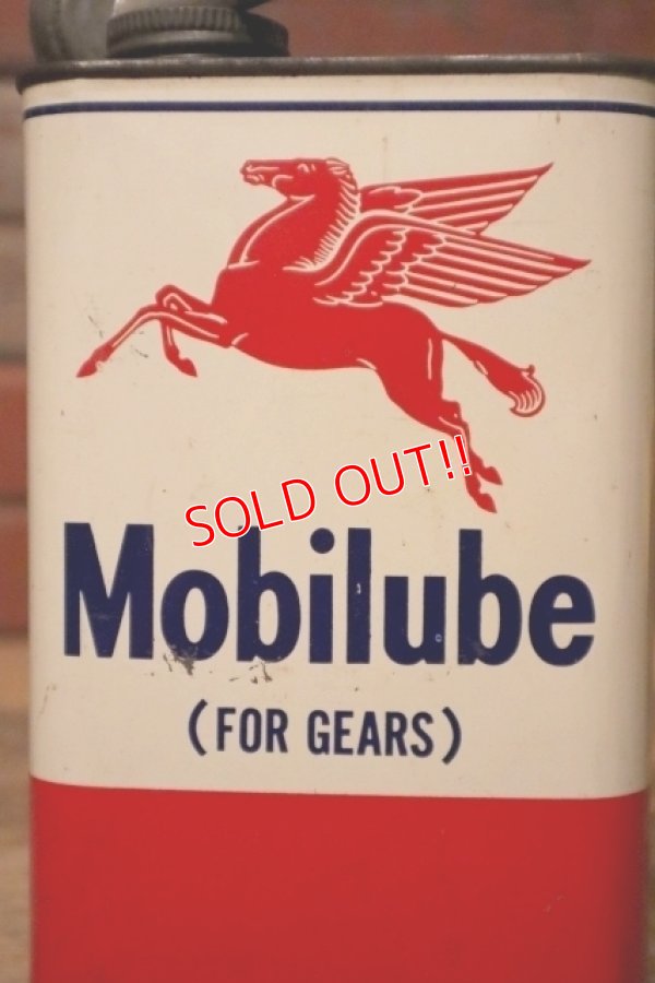 画像2: dp-231012-45 Mobilube / 1950's-1960's GX90 OUTBOARD GEAR OIL CAN