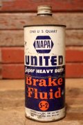 dp-231012-39 NAPA UNITED Super HEAVY DUTY Brake Fluid ONE U.S. QUART CAN