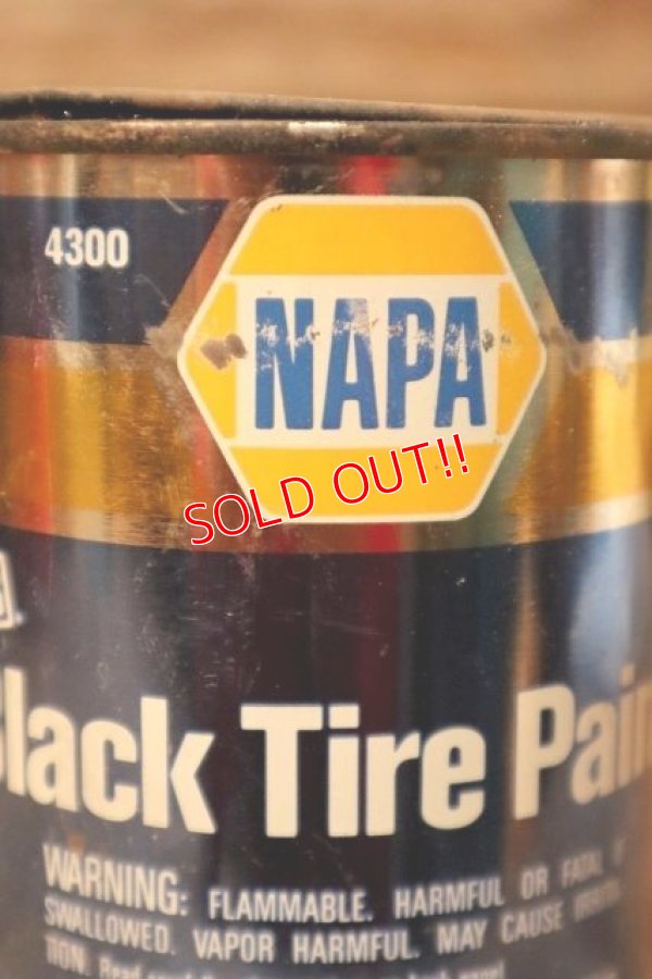 画像2: dp-231012-92 NAPA / Black Tire Paint 15 FL.OZ. Can