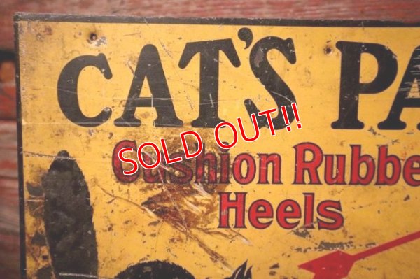画像10: dp-231012-17 CAT'S PAW / 1920's-1930's Flange Metal Sign