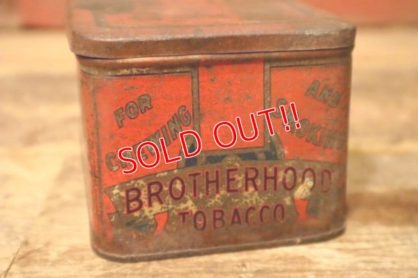 画像3: dp-231016-09 BROTHERHOOD TOBACCO / 1930's Tin Can