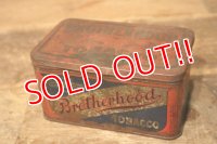 dp-231016-09 BROTHERHOOD TOBACCO / 1930's Tin Can