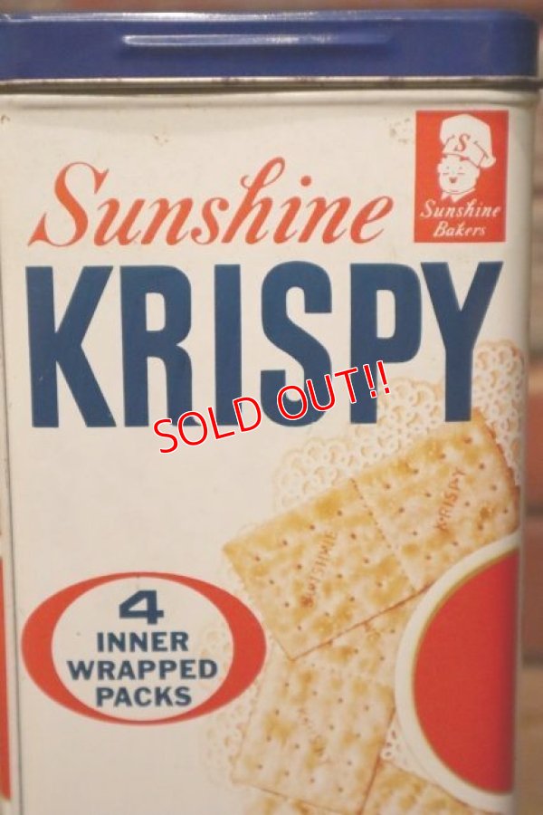 画像3: dp-231016-31 Sunshine / 1970's KRISPY Crackers Can