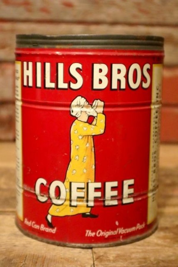 画像1: dp-231016-29 HILLS BROS COFFEE / Vintage Tin Can