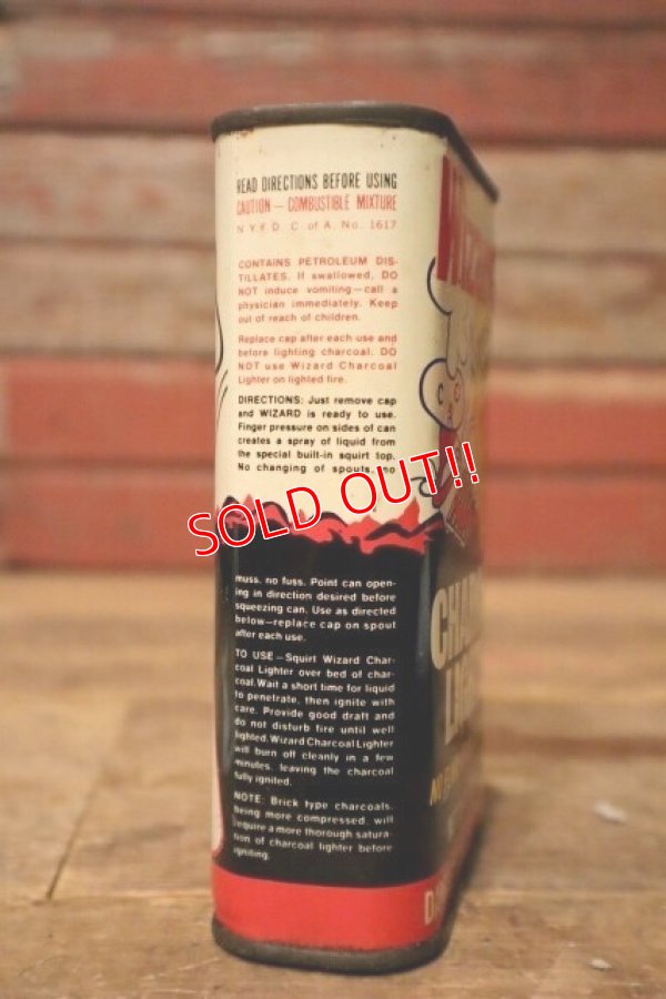 画像5: dp-231016-59 Wizard CHARCOAL LIGHTER / Vintage Oil Can