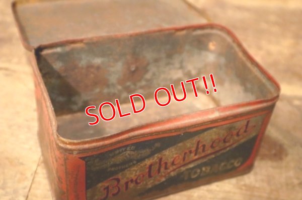 画像7: dp-231016-09 BROTHERHOOD TOBACCO / 1930's Tin Can