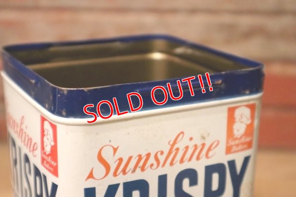 画像8: dp-231016-31 Sunshine / 1970's KRISPY Crackers Can