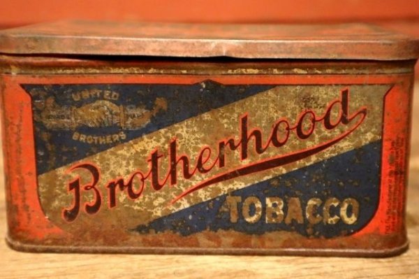 画像2: dp-231016-09 BROTHERHOOD TOBACCO / 1930's Tin Can