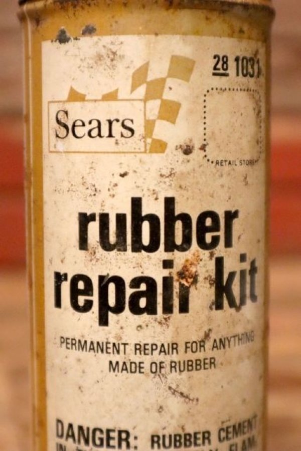 画像2: dp-231016-65 Sears rubber repair kit / Vintage Tin Can