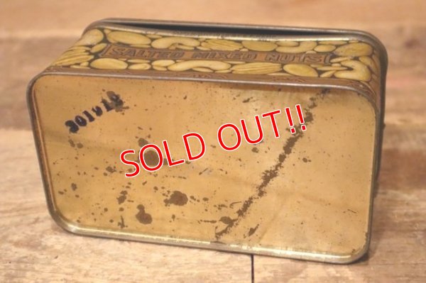画像8: dp-231016-34 E.J. Kemp / 1930's SALTED MIXED PEANUTS Tin Can