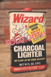 dp-231016-59 Wizard CHARCOAL LIGHTER / Vintage Oil Can