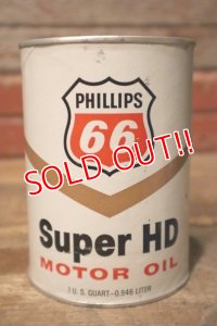 dp-231012-70 PHILLIPS 66 / Super HD U.S. ONE QUART MOTOR OIL CAN
