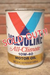 dp-231012-74 VALVOLINE / All-Climate 10W-40 U.S. ONE QUART MOTOR OIL CAN