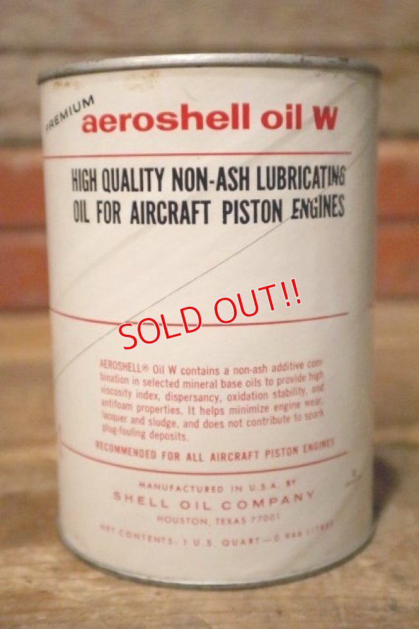 画像3: dp-231012-71 SHELL / PREMIUO aeroshell OIL W U.S. ONE QUART MOTOR OIL CAN
