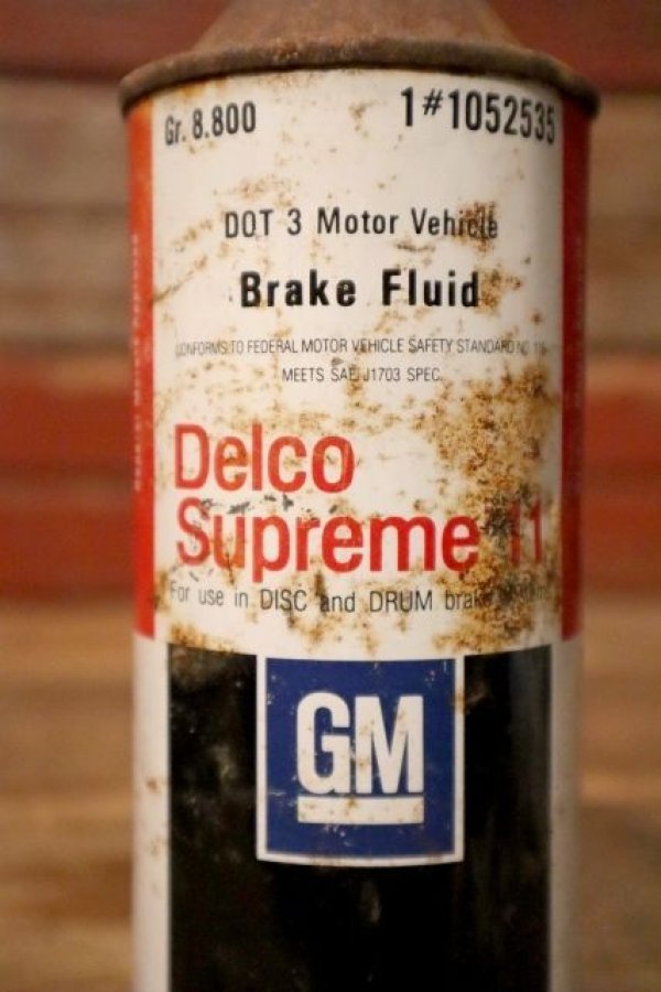 画像2: dp-231012-125 GM / Delco Supreme 11 Brake Fluid Can