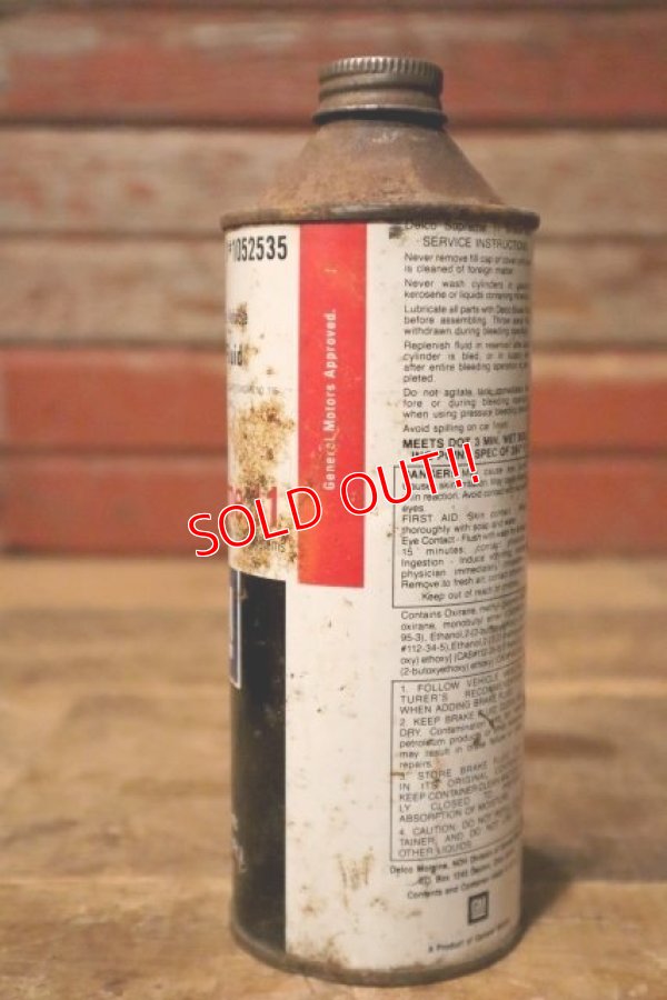 画像4: dp-231012-125 GM / Delco Supreme 11 Brake Fluid Can