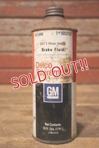 dp-231012-125 GM / Delco Supreme 11 Brake Fluid Can