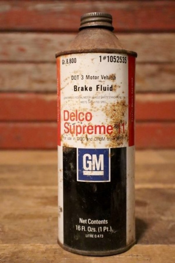 画像1: dp-231012-125 GM / Delco Supreme 11 Brake Fluid Can