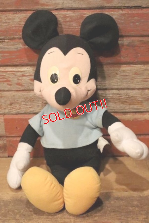 画像1: ct-231001-16 Mickey Mouse / PLAYSKOOL 1988 Talking Plush Doll
