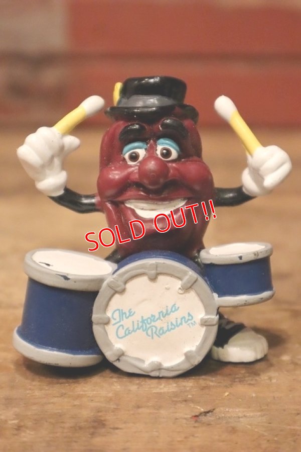 画像1: ct-231001-52 The California Raisins / 1988 PVC Figure "Drummer"