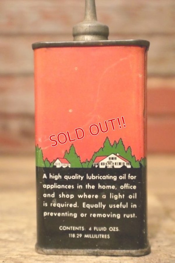 画像3: dp-231012-02 TEXACO / 1940's HOME LUBRICANT Handy Oil Can