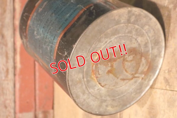 画像10: dp-231101-08 PLANTERS / MR.PEANUT PENNANT SALTED PEANUT 1920's Tin Can