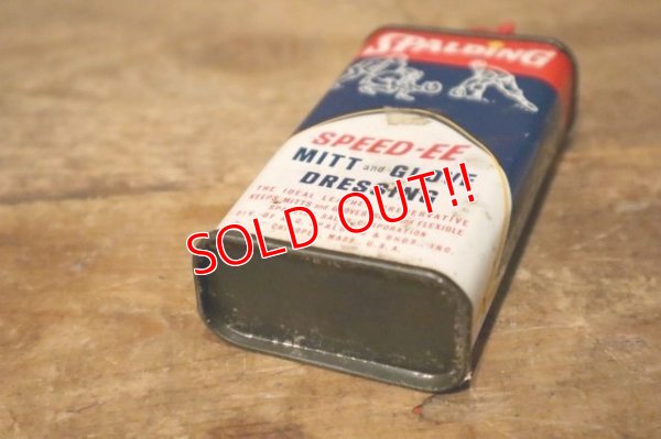 画像6: dp-231101-22 SPALDING / 1970's SPEED-EE Baseball Mitt & Glove Dressing Handy Can
