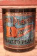 画像1: dp-231101-08 PLANTERS / MR.PEANUT PENNANT SALTED PEANUT 1920's Tin Can (1)