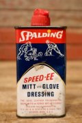 dp-231101-22 SPALDING / 1970's SPEED-EE Baseball Mitt & Glove Dressing Handy Can